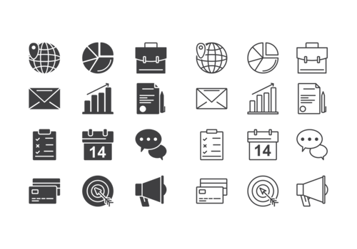 Business Icons Vector