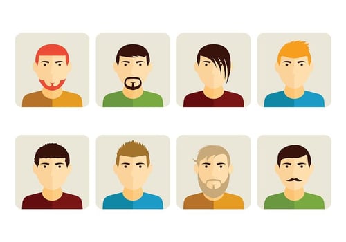 Personas Potrait Vector Icon