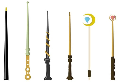 Magic Wand Vector Set