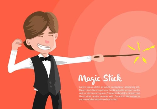 Magician Illustration vector