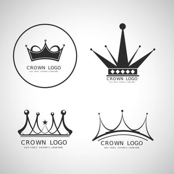 Crown logo vector