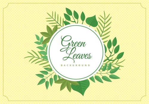 Jungle Leaves Background vector