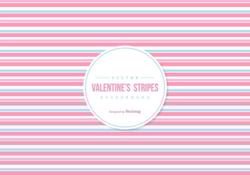 Valentine's Colorful Stripes Background vector