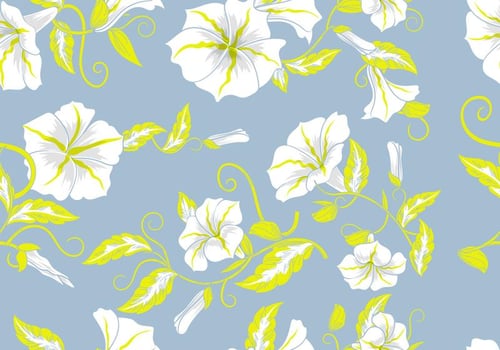 Floral Decorative Background Flowers Pastel Seamless Pattern vector
