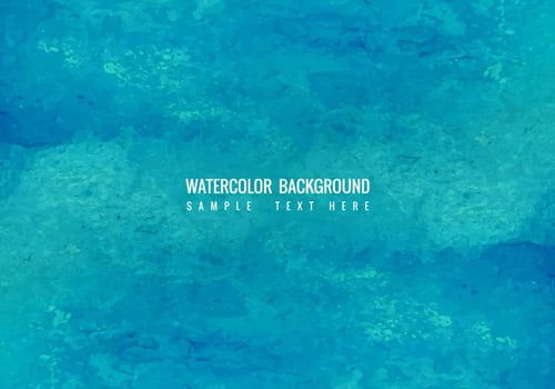 Free Vector Blue Watercolor Background