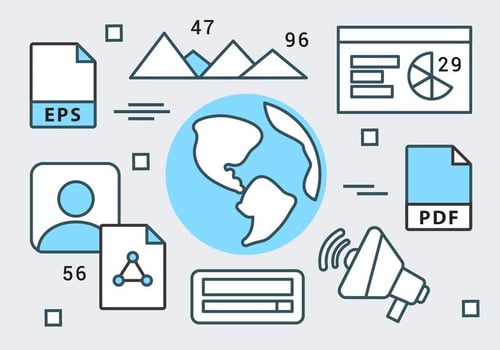 Free Digital Media Vector Elements