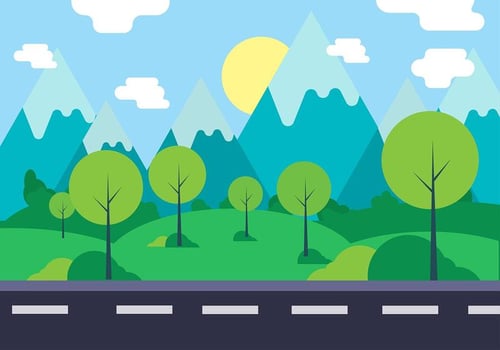 Vector Landscape Illustration