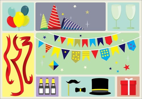 Festive Festa Vector Set 