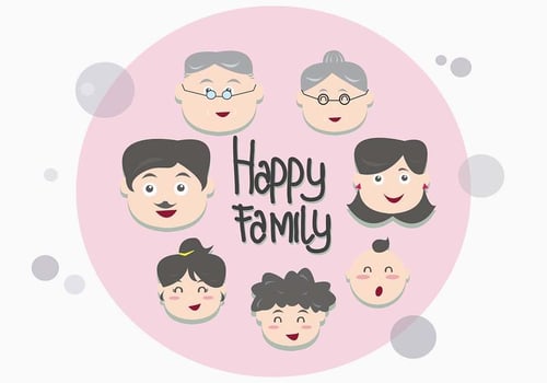 Familia Face Vectors
