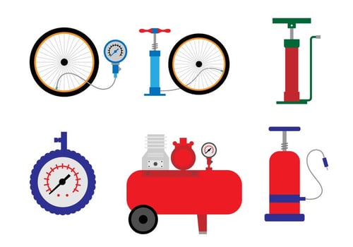Air Pump Vector set