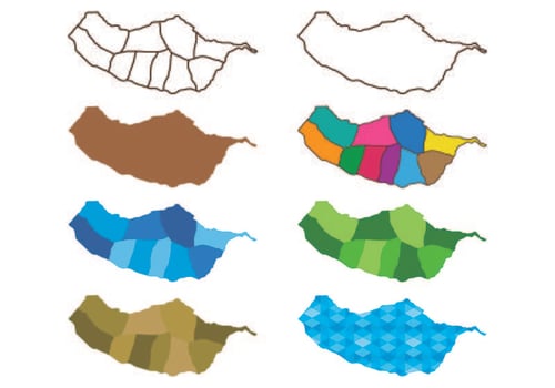 Madeira Map Vectors