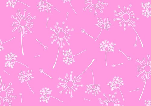 Blowball Pattern Free Vector