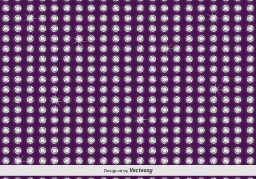Purple Rhinestone Vector Pattern