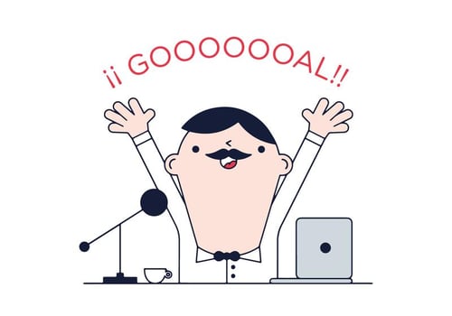 Free Football Commentator Vector