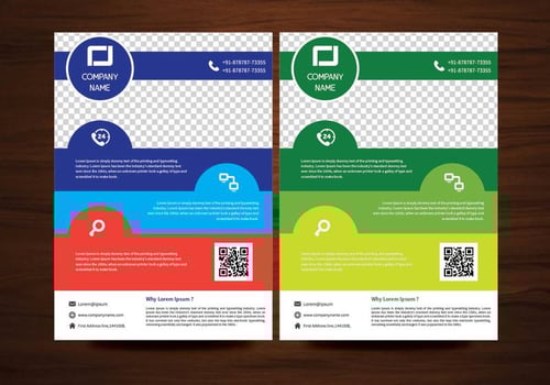 Vector Brochure Flyer design Layout template in A4 size