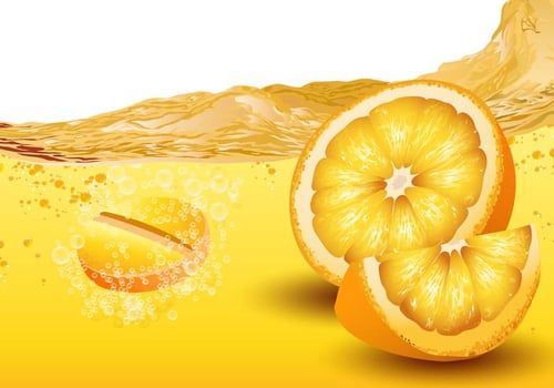 Citrus Flavored Effervescent Vector