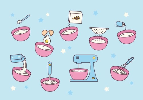 Free Mixing Bowl Vector