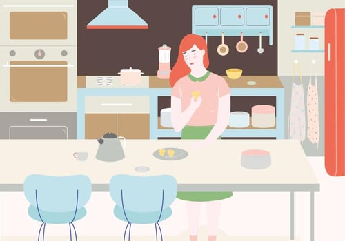 Vintage Kitchen Illustration vector