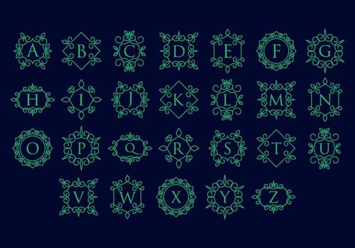 Free Retro Vintage Ornamental Logo Vector
