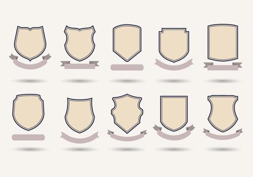 Free Blason Icons vector
