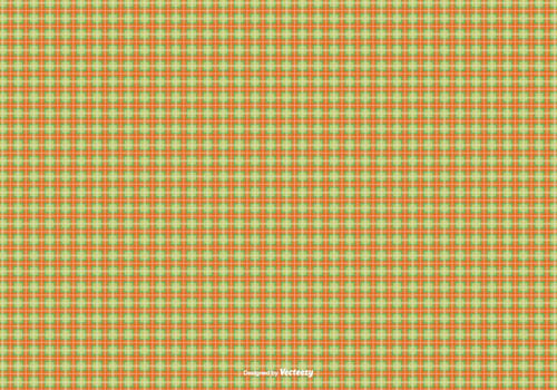 OrangeGreen Flannel Pattern Background vector