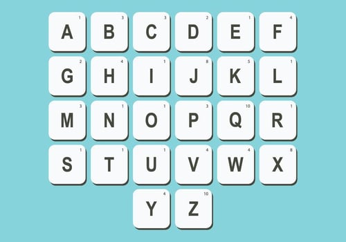Scrabble Letter Vector Pack 
