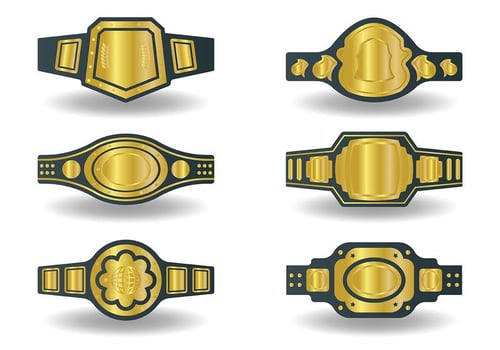 Free Championship Belt Icons Vector
