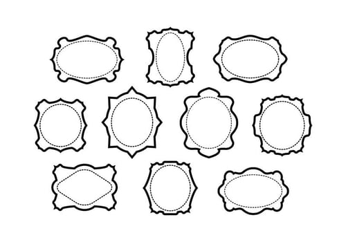 Free Funky Frames Vector
