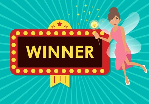 Fairy Winner Jackpot Vector