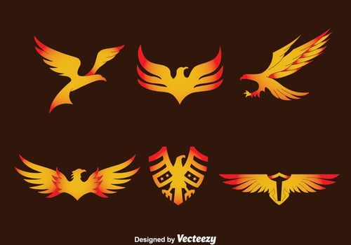 Eagle Seal Vector Set