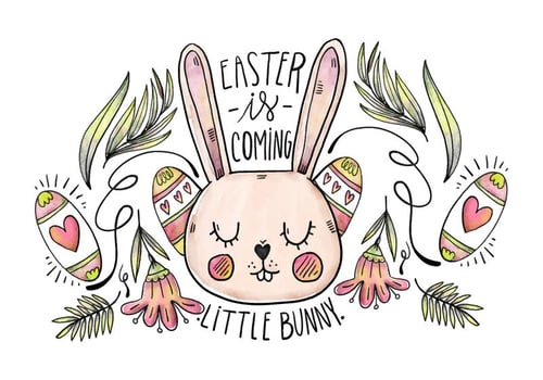 Easter Day Background vector