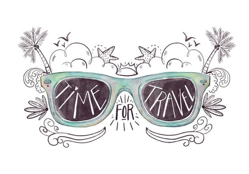 Sunglasses Quote vector