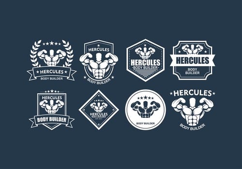Hercules Fitness Logo Vector