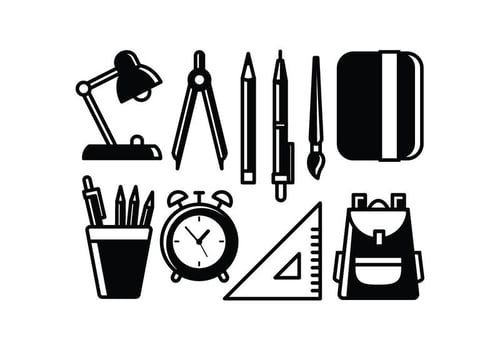 School Supplies Vectors