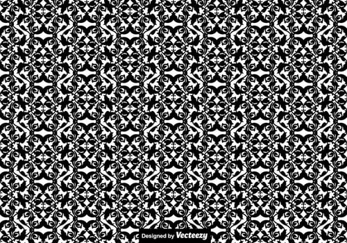 Vector Flourish Seamless Pattern 