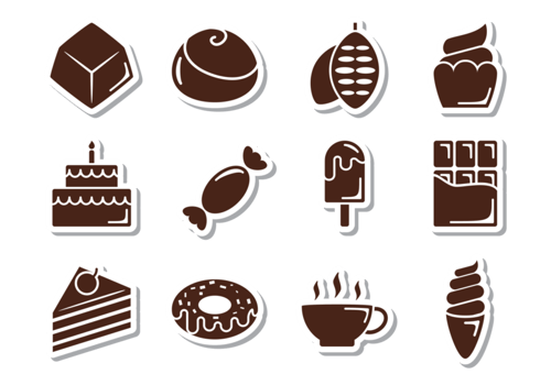 Chocolate Icons Vector