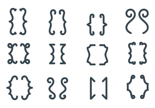 Free Bracket Icons Vector