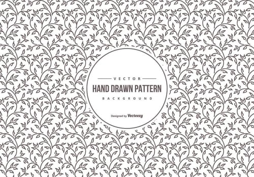 Cute Hand Drawn Background Pattern vector