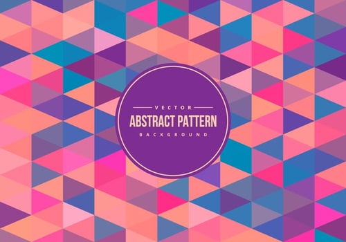 Colorful Abstract Polygon Pattern Background vector