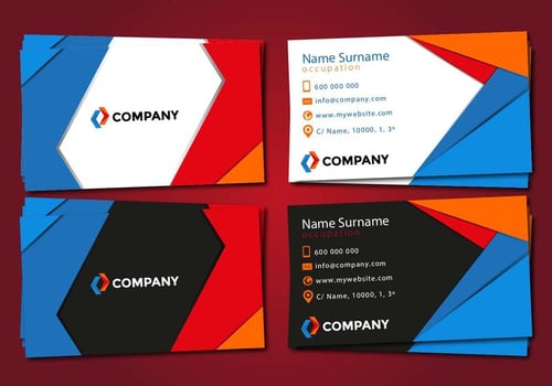 Tarjetas Business Cards Vector