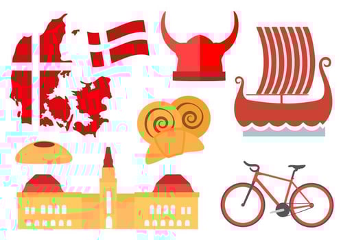 Free Denmark Icons And Landmark Vector