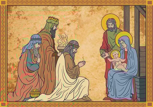 Night Of Epiphany vector