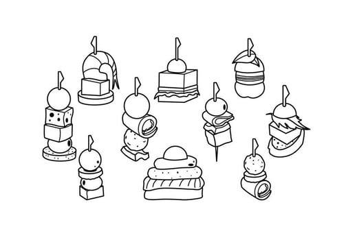 Free Canapes Icon Vector