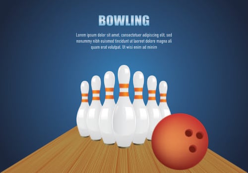Bowling Background Vector