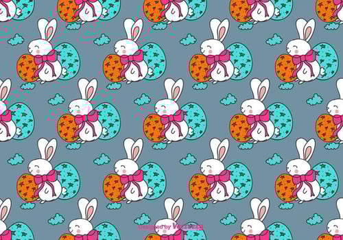 Easter Seamless Pattern vector