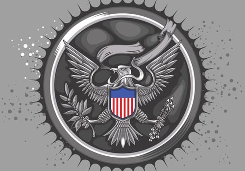 American Silver Eagle Vector 