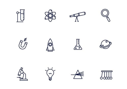 Science Icons vector