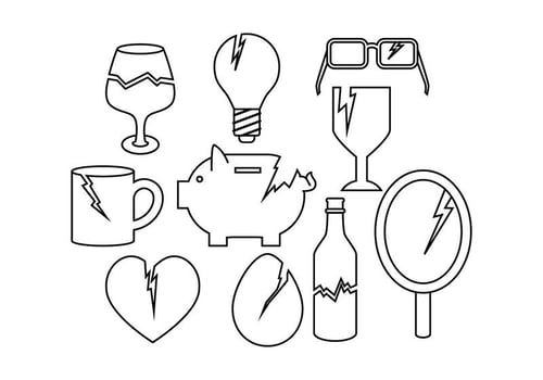 Free Broken Things Icon Vector