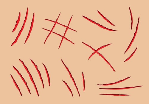 Scracth Marks vector