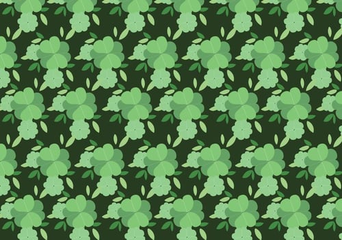 Clover Leaves Background vector